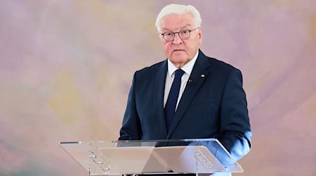 Bundespräsident Frank-Walter Steinmeier hofft auf eine politische Lösung für ein Ende des Kriegs im Nahen Osten (Archivbild) / Foto: Annette Riedl/dpa