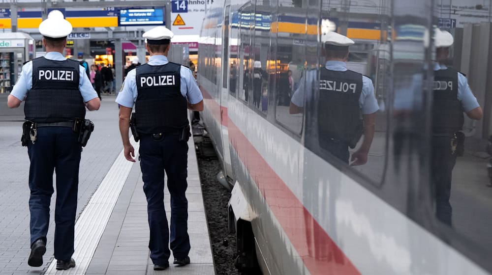 Eine Zugbegleiterin ist von einem Fahrgast in einem ICE verprügelt worden und erlitt Hämatome im Gesicht. (Symbolbild) / Foto: Sven Hoppe/dpa