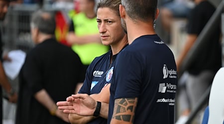 Teammanagerin Bianca Schmidt will künftig wieder für Turbine Potsdam Fußball spielen.  / Foto: Sebastian Christoph Gollnow/dpa