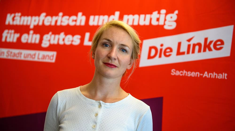 Ines Schwerdtner will in Berlin-Lichtenberg ein Direktmandat für die Linke gewinnen (Archivbild) / Foto: Klaus-Dietmar Gabbert/dpa