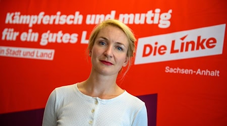 Ines Schwerdtner will in Berlin-Lichtenberg ein Direktmandat für die Linke gewinnen (Archivbild) / Foto: Klaus-Dietmar Gabbert/dpa