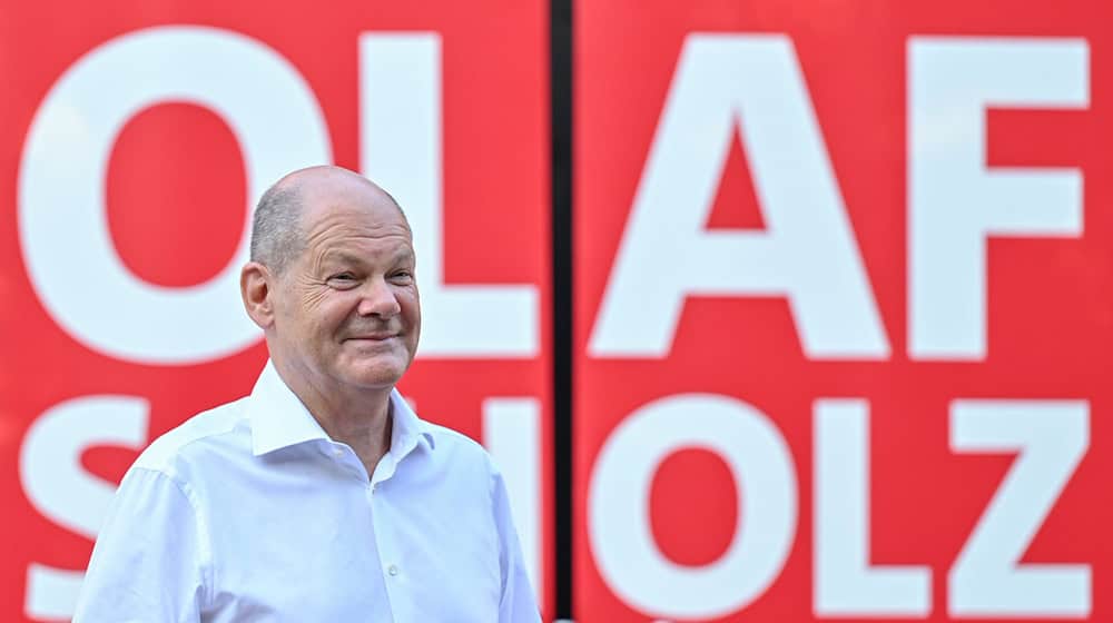 Bundeskanzler Olaf Scholz will in seinem Wahlkreis Potsdam wieder zur Bundestagswahl antreten (Archivbild). / Foto: Patrick Pleul/dpa