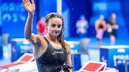 Gold in Paris - ein Goldener Bär in Berlin: Elena Semechin gewinnt zum vierten Mal bei der Wahl zu Berlins Sportlerin des Jahres. / Foto: Jens Büttner/dpa