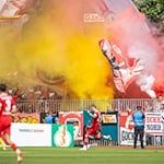 Das DFB-Sportgericht hat den 1. FC Union Berlin zu einer Geldstrafe verurteilt. / Foto: Andreas Gora/dpa