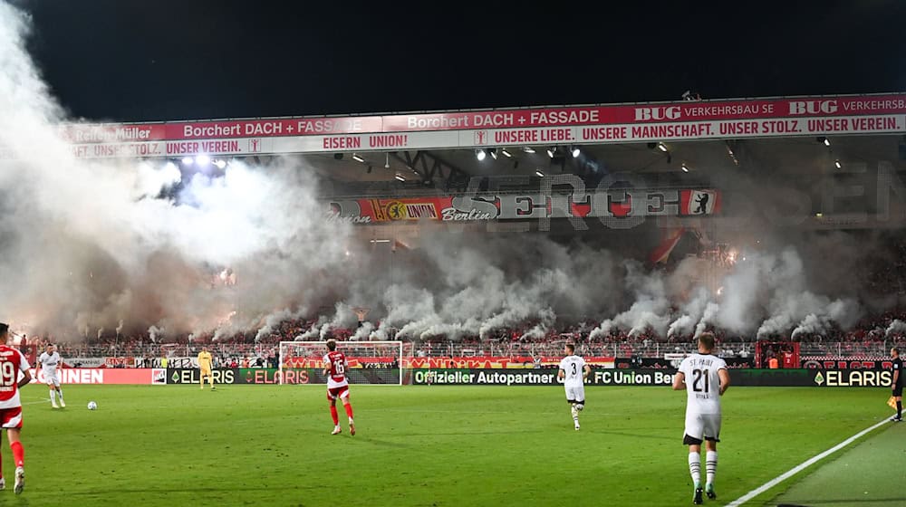 Das DFB-Sportgericht hat den 1. FC Union Berlin zu einer Geldstrafe verurteilt. / Foto: Christophe Gateau/dpa