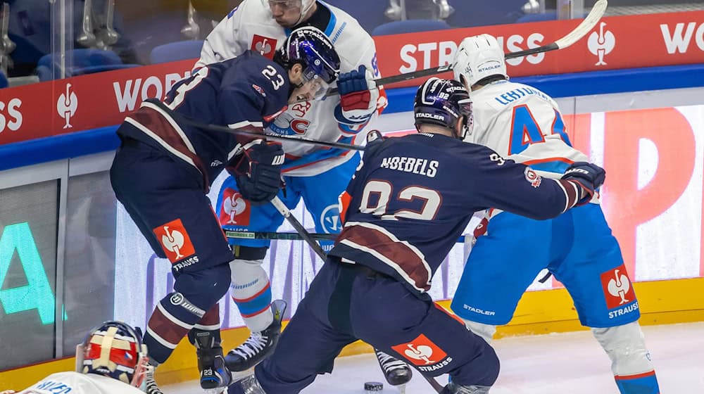 Die Eisbären Berlin geben sich trotz der knappen Niederlage im Viertelfinal-Hinspiel gegen Zürich weiter kämpferisch. / Foto: Andreas Gora/dpa