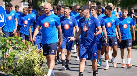 Hertha beginnt die Vorbereitung auf die Rückrunde / Foto: Soeren Stache/dpa