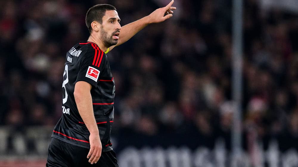 Rani Khedira trifft mit Union Berlin auf seinen früheren Verein RB Leipzig. / Foto: Tom Weller/dpa