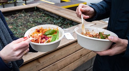 Für derlei Einweggeschirr ist in Tübingen eine Abgabe fällig. (Archivbild) / Foto: Bernd von Jutrczenka/dpa