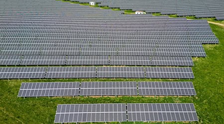 Die Glasmanufaktur Brandenburg, Solarglashersteller in Tschernitz, ist akut gefährdet. Brandenburgs Wirtschaftsminister forder Hilfe vom Bund und der EU. (Archivbild)  / Foto: Jan Woitas/dpa