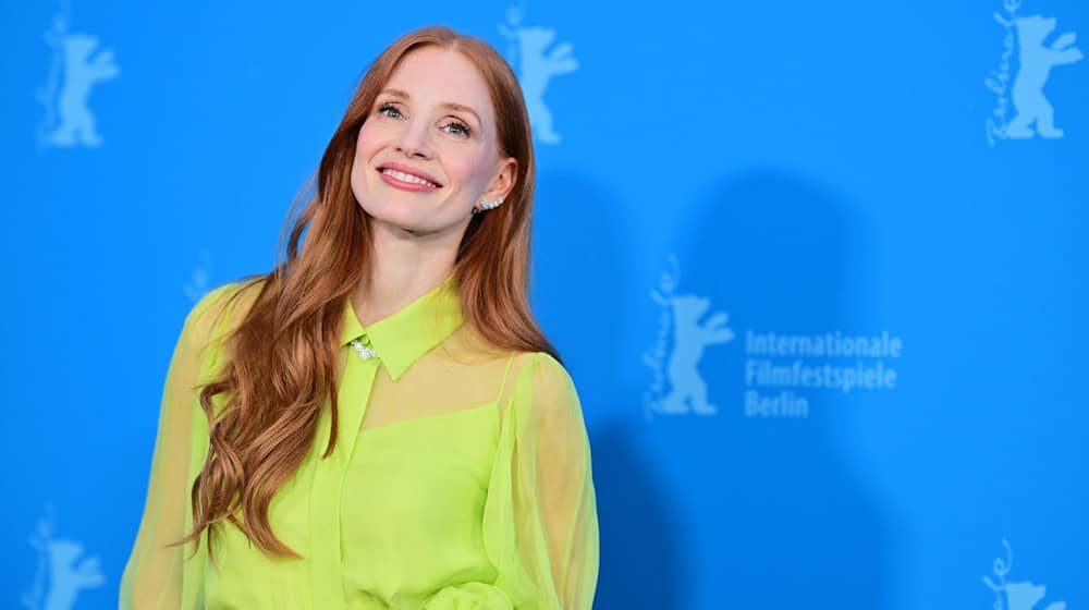 Jessica Chastain ist im Wettbewerbs-Film «Dreams» zu sehen. / Foto: Sebastian Christoph Gollnow/dpa