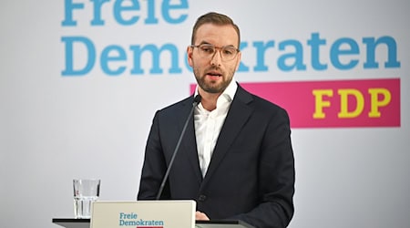 Der Brandenburger FDP-Landeschef Zyon Braun ist wiedergewählt worden (Archivbild). / Foto: Anna Ross/dpa