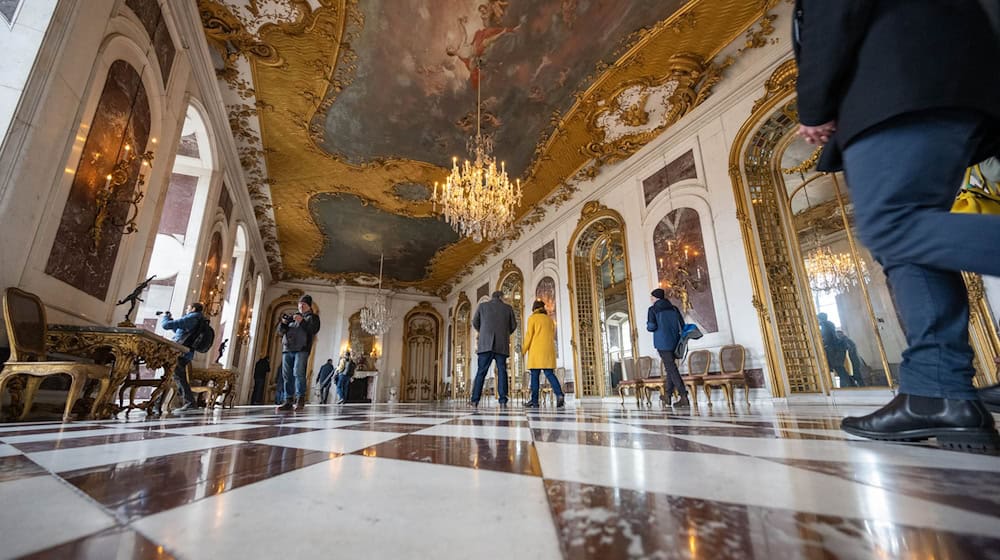 Das Neue Palais ist eines der prunkvollsten Bauten in Potsdam. / Foto: Christophe Gateau/dpa