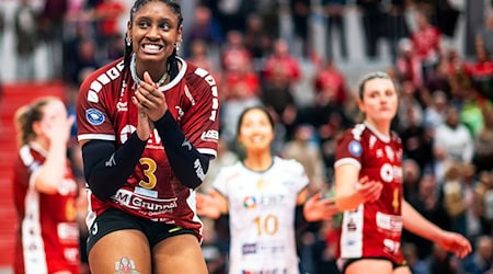 Danielle Harbin steht mit dem SC Potsdam in den Meisterschafts-Playoffs. / Foto: Julius Frick/dpa