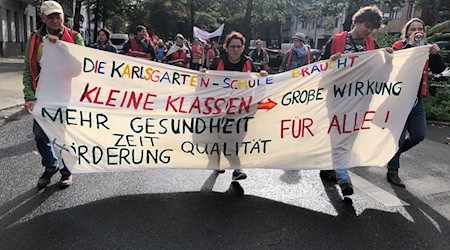 Die GEW setzt schon länger auf Warnstreiks an Schulen, um ihr Ziel kleinerer Klassen zu erreichen. (Archivbild) / Foto: Silke Sullivan/dpa
