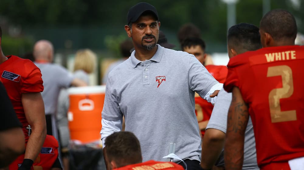 Trainer Jag Bal ist zurück bei den Berlin Thunder.  / Foto: Michael Hundt/dpa