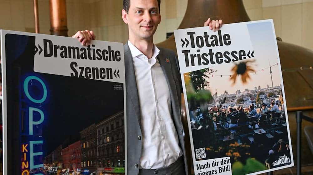Bezirksbürgermeister Martin Hikel (SPD) wirbt für einen Besuch in seinem Bezirk. / Foto: Jens Kalaene/dpa