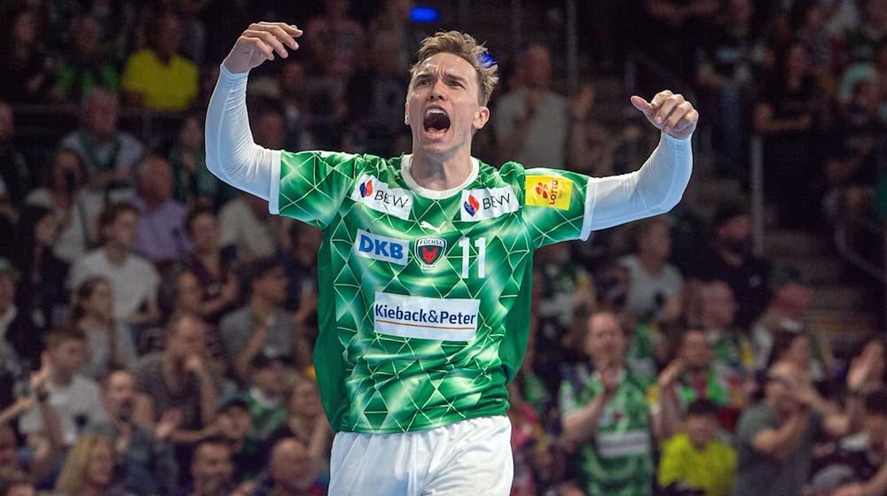Heiß auf das Topspiel: Füchse-Profi Lasse Andersson. / Foto: Sebastian Räppold/Sportfoto Matthias Koch/dpa
