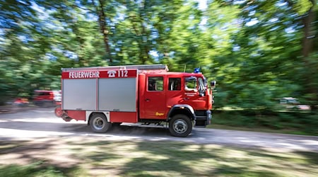 Sie müssen vorbereitet sein: Feuerwehren wollen am 10. Mai in Südbrandenburg einen Großeinsatz im Kampf gegen Waldbrände üben. (Archiv)  / Foto: Frank Hammerschmidt/dpa