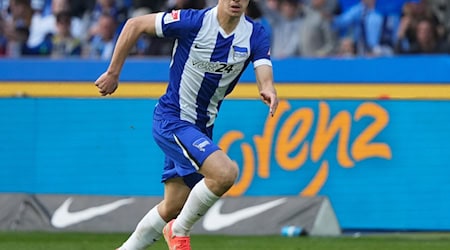 War einer von Herthas Schlüsselspielern: Ibrahim Maza. / Foto: Soeren Stache/dpa