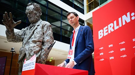 Der SPD-Landesparteitag findet in der Zentrale der Bundespartei statt. / Foto: Bernd von Jutrczenka/dpa
