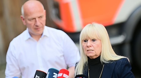 Innensenatorin Spranger sieht Verlauf des 1. Mai als Erfolg. / Foto: Sebastian Christoph Gollnow/dpa