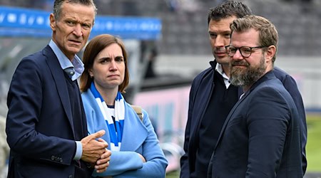 Noch hat die Hertha keinen Nachfolger für Geschäftsführer Herrich gefunden.  / Foto: Soeren Stache/dpa