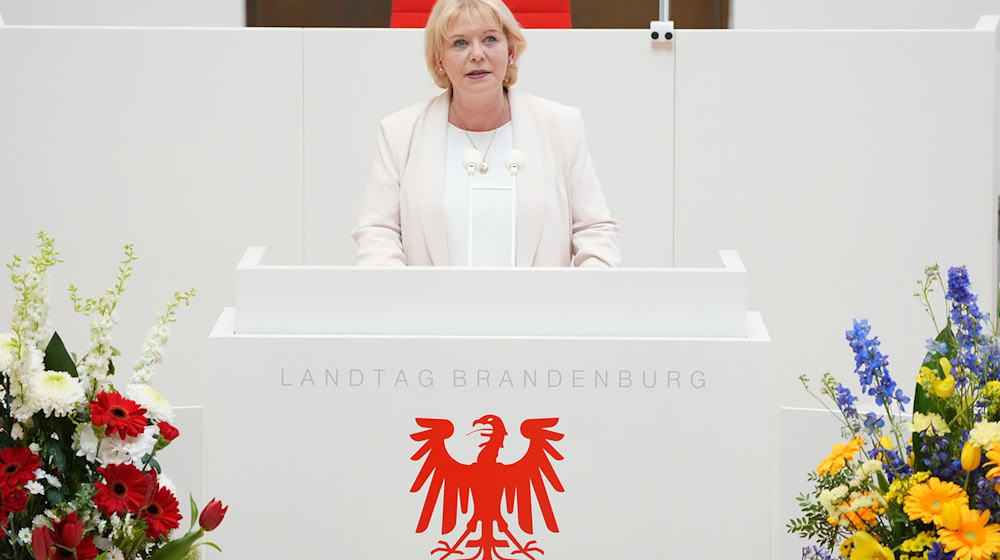 Brandenburgs Landtagspräsidentin Ulrike Liedtke sieht den 80. Jahrestag des Kriegsendes auch als Tag der Versöhnung (Archivbild). / Foto: Soeren Stache/dpa
