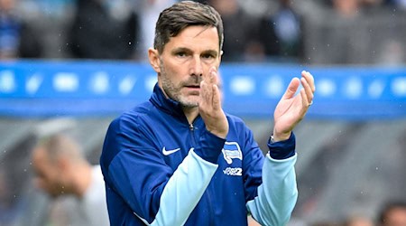 Trainer Leitl will mit Hertha BSC in die Bundesliga.  / Foto: Soeren Stache/dpa