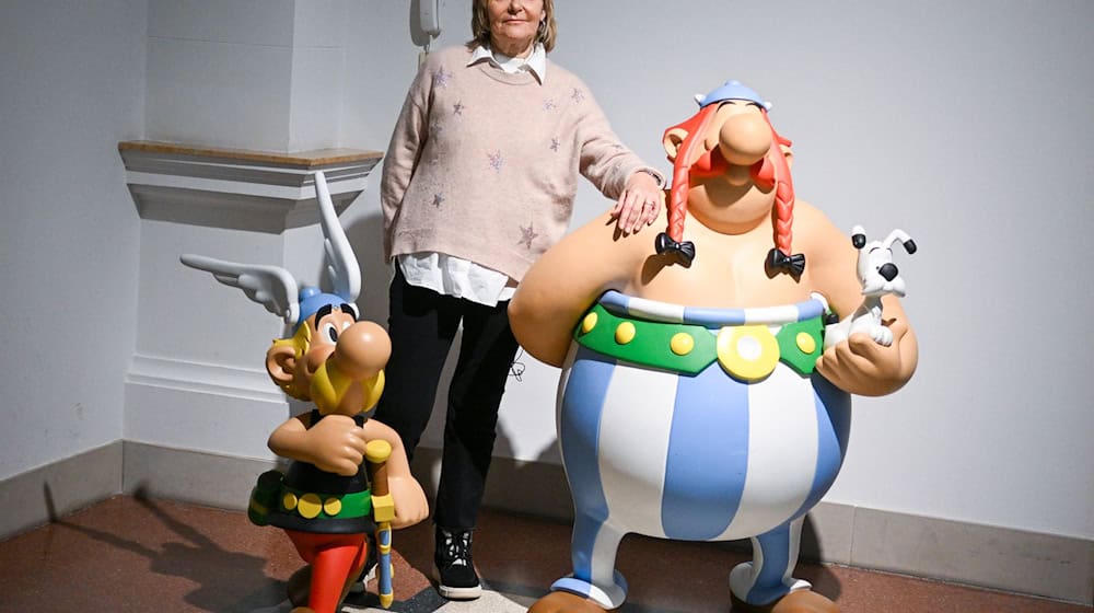 Asterix, Obelix und das Hündchen Idefix begeistern mit ihren Abenteuern noch immer Generationen. (Archivbild) / Foto: Jens Kalaene/dpa