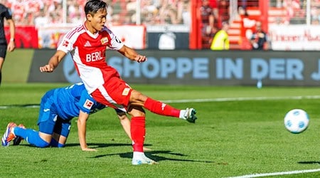 Jeong spielt auch in der kommenden Saison für Union. / Foto: Andreas Gora/dpa