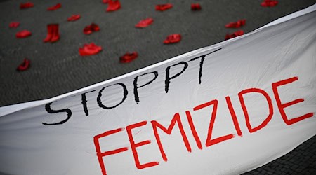 Mit roten Schuhen soll gegen Gewalt an Frauen protestiert werden (Archivbild).  / Foto: Sebastian Christoph Gollnow/dpa