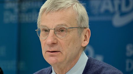 Brandenburgs AfD-Fraktionsvorsitzender Hans-Christoph Berndt spricht sich gegen die automatische Änderung der Diäten aus (Archivbild). / Foto: Michael Bahlo/dpa
