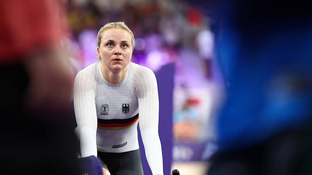 Lea Sophie Friedrich belegte im Keirin-Wettbewerb in Cottbus den dritten Platz. / Foto: Jan Woitas/dpa