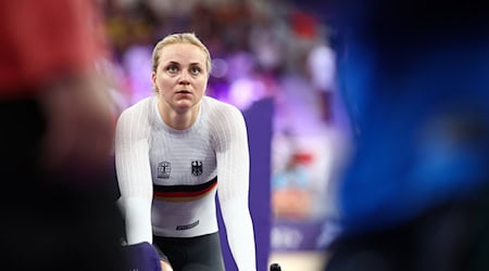 Lea Sophie Friedrich belegte im Keirin-Wettbewerb in Cottbus den dritten Platz. / Foto: Jan Woitas/dpa