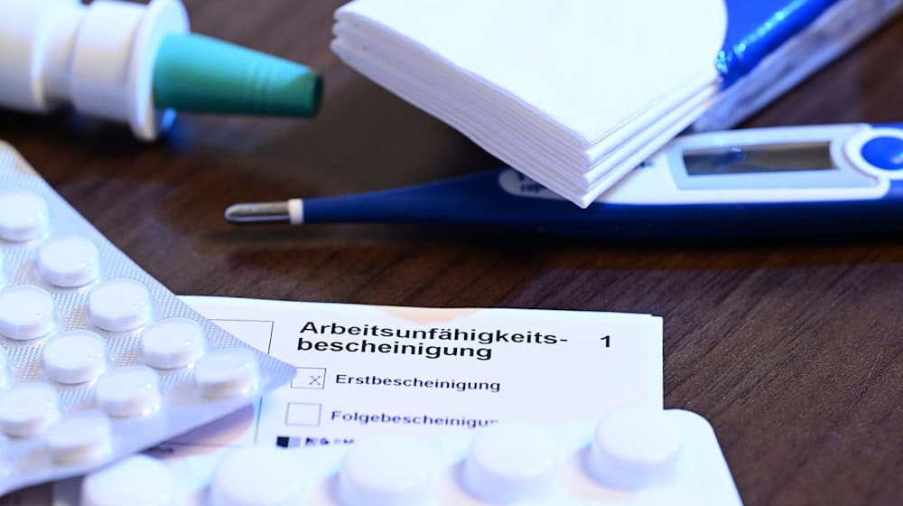 Zum Jahreswechsel gab es in Deutschland eine heftige Grippewelle. (Symbolbild) / Foto: Bernd Weißbrod/dpa/dpa-tmn