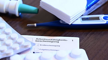 Zum Jahreswechsel gab es in Deutschland eine heftige Grippewelle. (Symbolbild) / Foto: Bernd Weißbrod/dpa/dpa-tmn