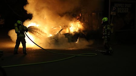 In Berlin haben Unbekannte drei Autos in Brand gesteckt. (Archivbild) / Foto: Christian Sappeck/BLP/dpa