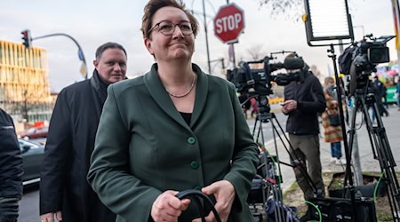 Die frühere Bundesbauministerin Klara Geywitz kandidiert nicht mehr als stellvertretende SPD-Bundesvorsitzende. (Archivbild) / Foto: Michael Kappeler/dpa