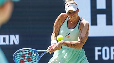 Schon in Wimbledon-Form: Berlin-Siegerin Marketa Vondrousova / Foto: Andreas Gora/dpa