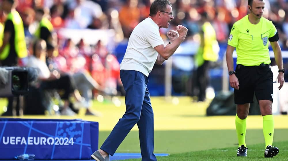 Mit Österreich spielte Rangnick bei der EM 2024 im Berliner Olympiastadion. (Archivbild) / Foto: Sebastian Christoph Gollnow/dpa
