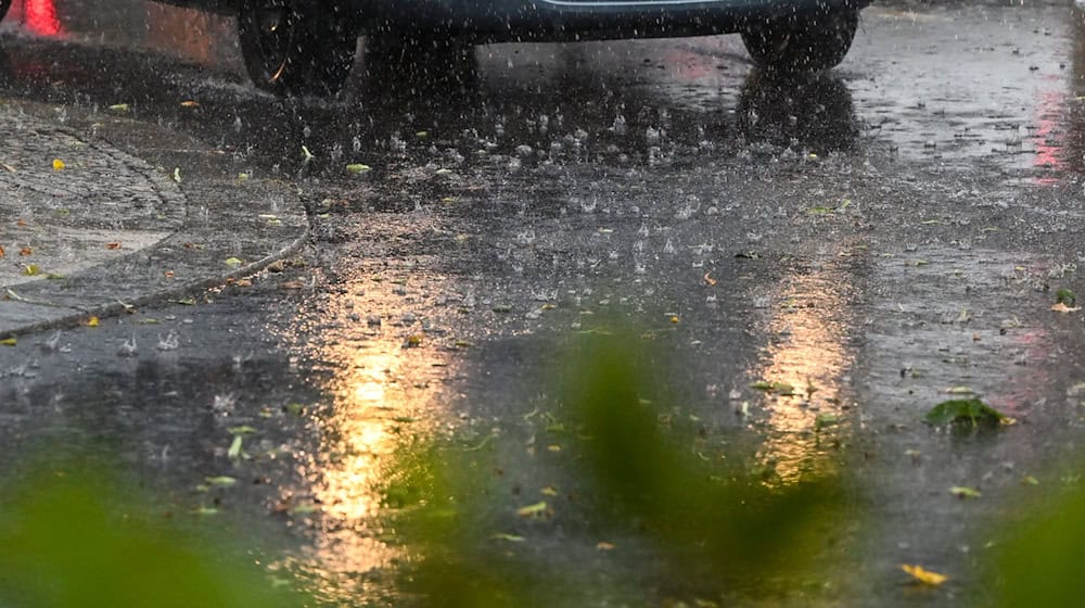 In Potsdam ist ein Mensch bei einem Unwetter lebensbedrohlich verletzt worden. (Symbolbild)  / Foto: Jens Kalaene/dpa