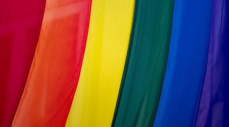 Etwa 1.000 Menschen werden zur Pride Parade in Marzahn erwartet. (Archivbild) / Foto: Fabian Sommer/dpa