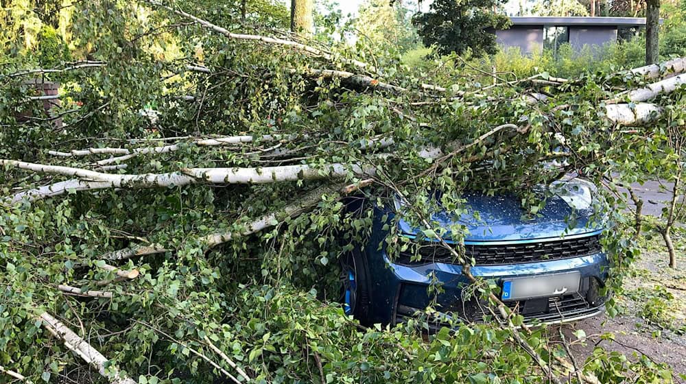 Die Feuerwehr wird nach dem Unwetter auch am Freitag alle Hände voll zu tun haben. / Foto: Jens Dudziak/dpa