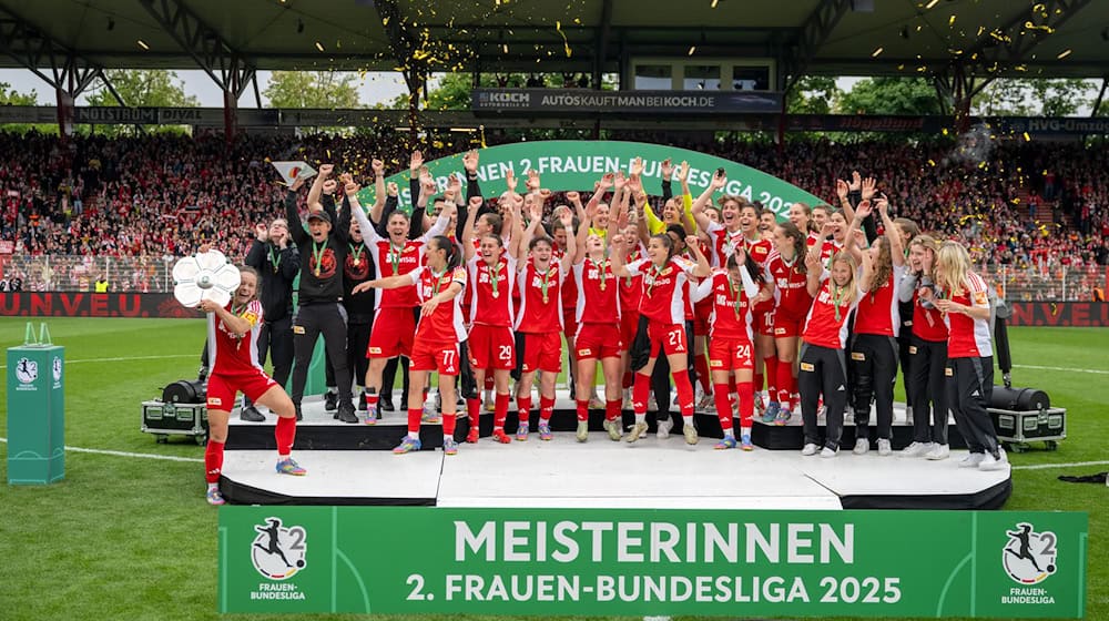 Die Frauen von Union Berlin spielen erstmals in der Bundesliga. / Foto: Matthias Koch/dpa