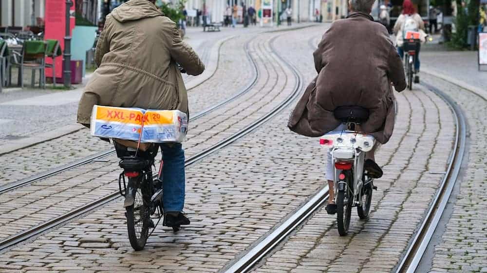 Viele Städte in Brandenburg werden als fahrradfreundlicher bewertet als Berlin. / Foto: Jens Kalaene/dpa