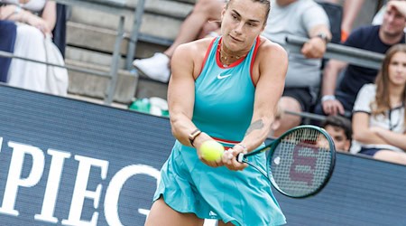 Aryna Sabalenka steht im Viertelfinale. / Foto: Andreas Gora/dpa