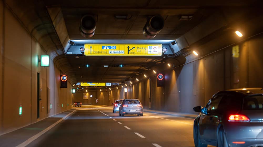 Der Tiergartentunnel ist bald wieder dicht. (Archivbild) / Foto: Soeren Stache/dpa