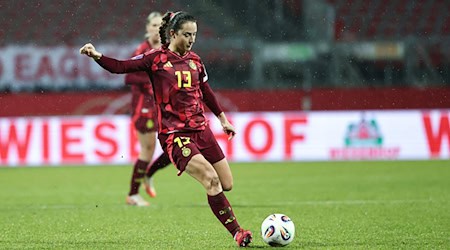  Sara Däbritz kommt mit Real Madrid zur Saisoneröffnung des Frauen-Bundesliga-Aufsteigers 1. FC Union Berlin. / Foto: Daniel Löb/dpa