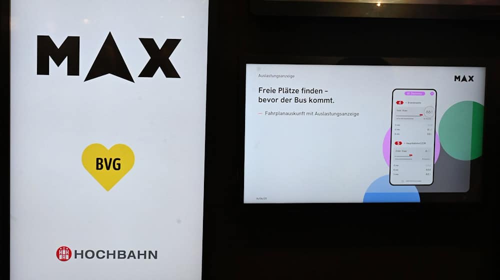 Die neue geplante Nahverkehrsapp aus Berlin und Hamburg heißt Max.  / Foto: David Hammersen/dpa